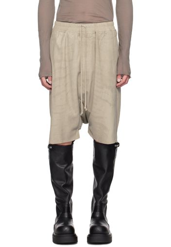 Rick Owens Gray Megablister Shorts