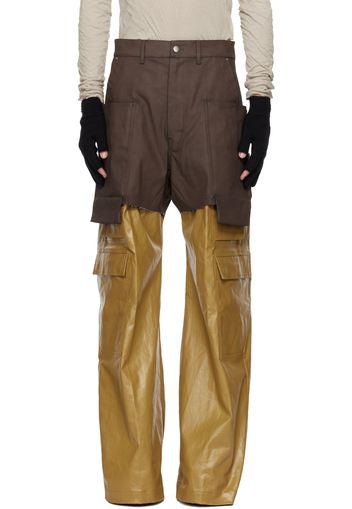 Rick Owens Khaki Porterville Stefan Cargo Shorts