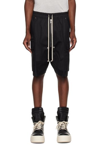 Rick Owens Black Porterville Cargobela Shorts