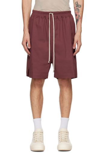 Rick Owens Brown Porterville Heavy Shorts