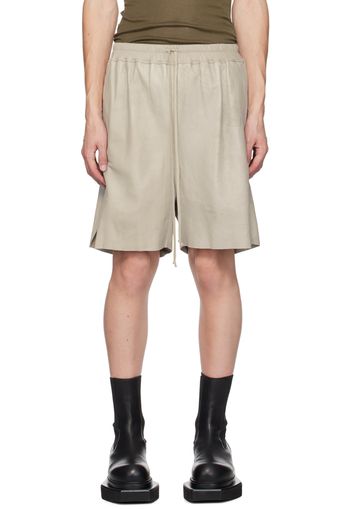 Rick Owens Gray Megablister Shorts