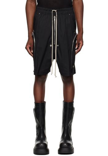 Rick Owens Black Porterville Bauhaus Bela Shorts