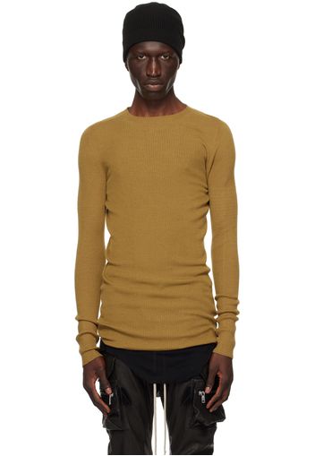 Rick Owens Yellow Porterville Rib Sweater