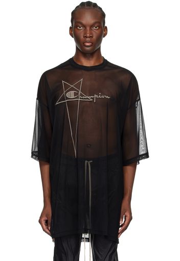 Rick Owens Black Champion Edition Tommy T-Shirt