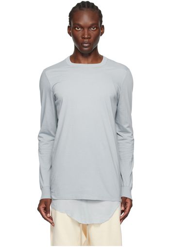 Rick Owens Blue Porterville Level Long Sleeve T-Shirt