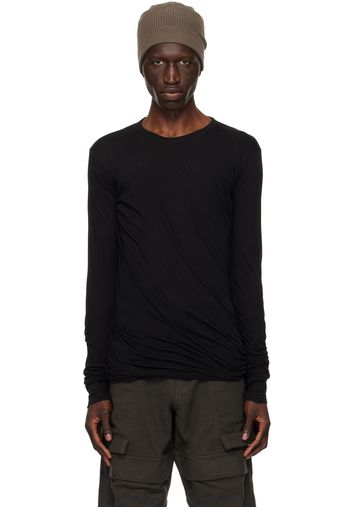 Rick Owens Black Porterville Double Long Sleeve T-Shirt