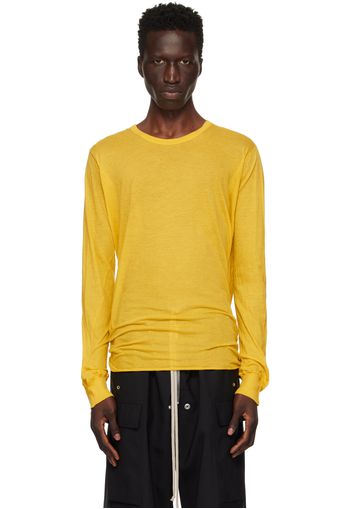 Rick Owens Yellow Porterville Basic Long Sleeve T-Shirt