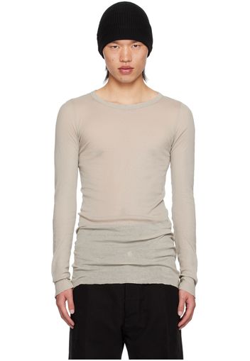 Rick Owens Off-White Porterville Rib Long Sleeve T-Shirt