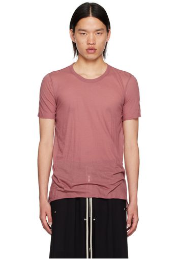 Rick Owens Pink Porterville Basic T-Shirt