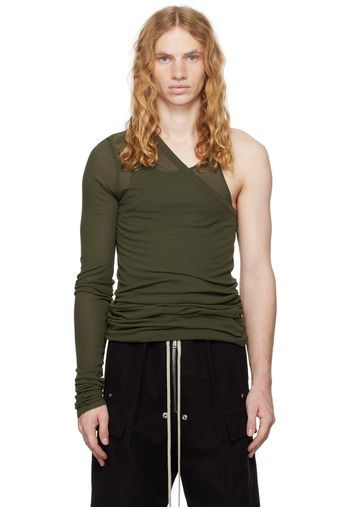 Rick Owens Green Porterville Ziggy Banana Top