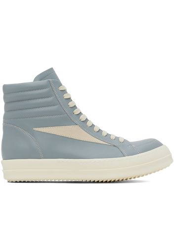 Rick Owens Blue Porterville High Vintage Sneaks Sneakers