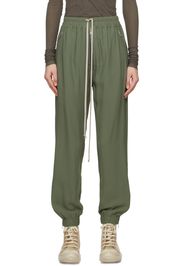 Rick Owens Green Cady Lounge Pants