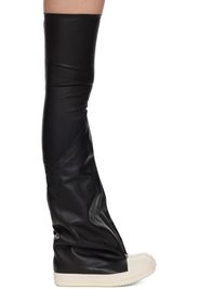 Rick Owens Black Flared Boots