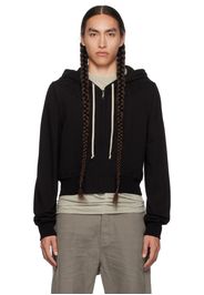 Rick Owens Black Welt Pocket Hoodie