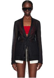 Rick Owens Black Lido Blazer