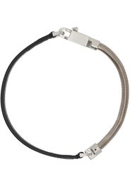 Rick Owens Black & Silver Snakechain Choker