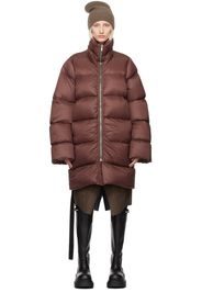 Rick Owens Brown Turtle Down Coat