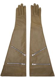 Rick Owens Khaki Porrterville Gauntlets Gloves