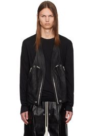 Rick Owens Black Bauhaus Leather Vest