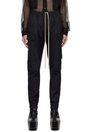 Rick Owens Black Porterville Mastodon Megacargo Cargo Pants