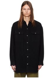 Rick Owens Black Oversized Shirt