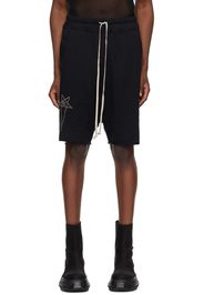 Rick Owens Black Champion Edition Beveled Pods Shorts