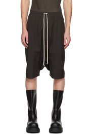 Rick Owens Gray Porterville Rick's Pods Shorts