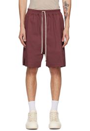 Rick Owens Brown Porterville Heavy Shorts