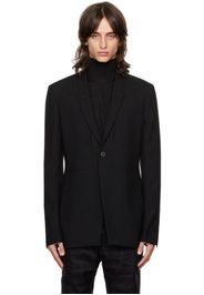 Rick Owens Black Porterville Fogpocket Soft Blazer