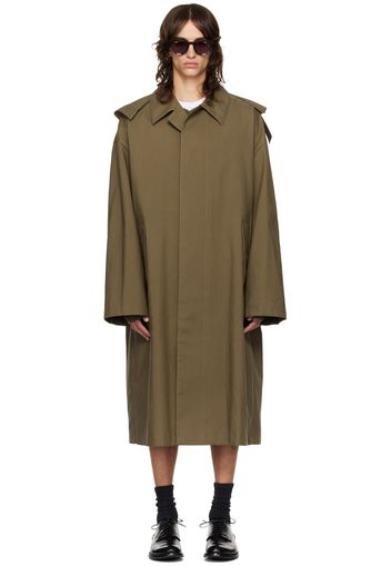 Rier Brown Cotton Bonded Coat