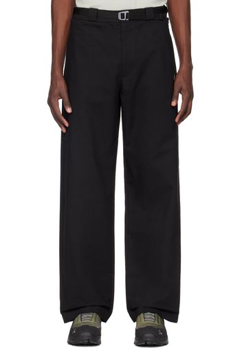 ROA Black Oversized Trousers