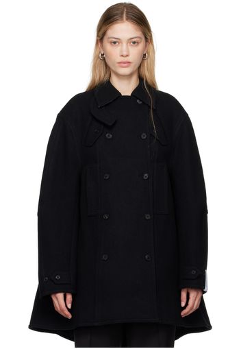 Rokh Navy Oversized Peacoat