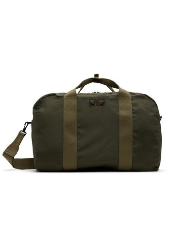 RRL Green Nylon Canvas Utility Duffle Bag