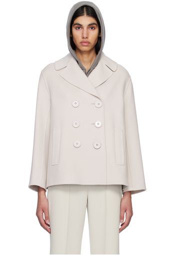 S Max Mara Gray Mare Jacket