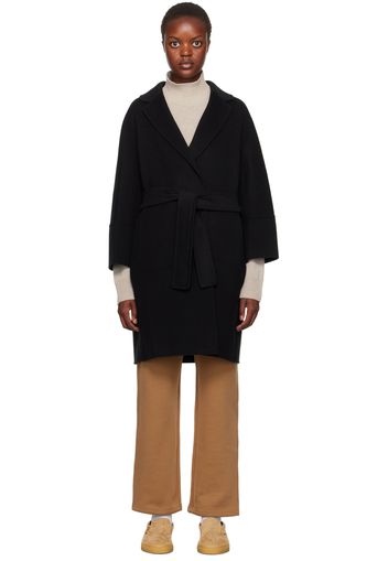 S Max Mara Black Arona Coat