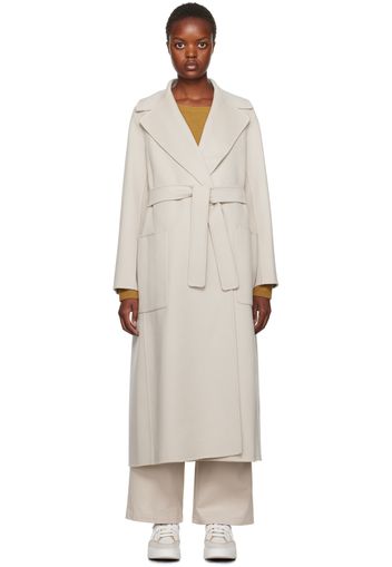 S Max Mara Taupe Paolore Coat