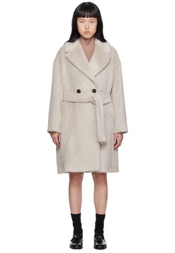 S Max Mara Taupe Nerine Coat