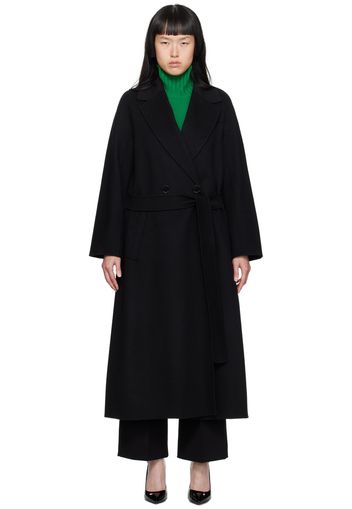 S Max Mara Black Eliot Coat