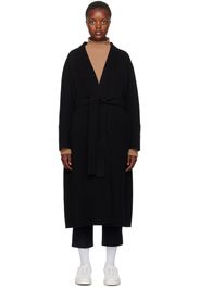 S Max Mara Black Calla Coat