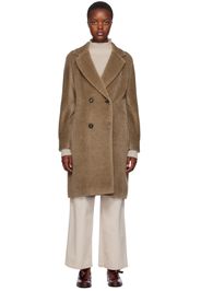 S Max Mara Beige Roseto Coat