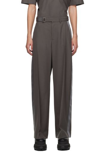 sacai Taupe Suiting Trousers