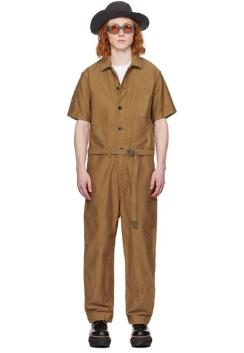 sacai Beige Belted Jumpsuit