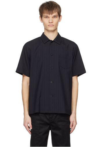 sacai Navy Stripe Shirt