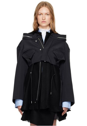 sacai Black Paneled Jacket