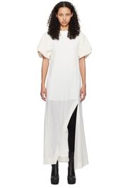 sacai Off-White Vent Maxi Dress