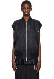 sacai Black Layered Vest