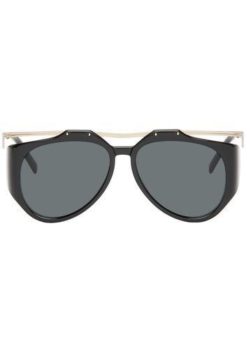 Saint Laurent Black & Gold SL M137 AMELIA Sunglasses