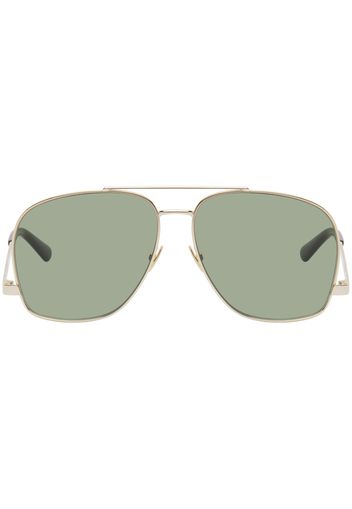 Saint Laurent Gold SL 653 Leon Sunglasses