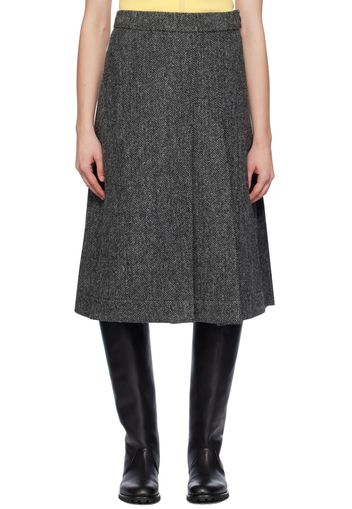 Saks Potts Gray Nicoline Midi Skirt