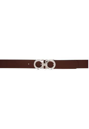 Salvatore Ferragamo Reversible Brown & Black Gancini Belt